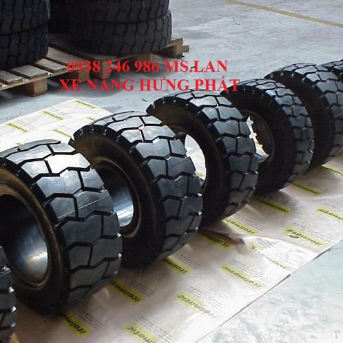 vỏ đặc xe nâng dầu