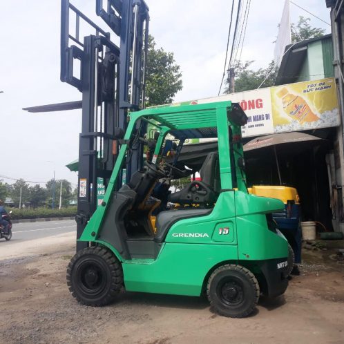 XE NÂNG DẦU MITSUBISHI 1,5 TẤN, KHUNG 3M