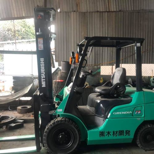 XE NÂNG DẦU MITSUBISHI 1,5 TẤN, KHUNG 3M