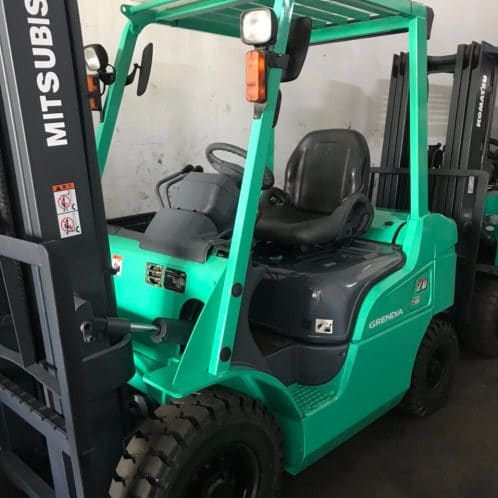 XE NÂNG DẦU MITSUBISHI 2 TẤN, KHUNG 4 MÉT